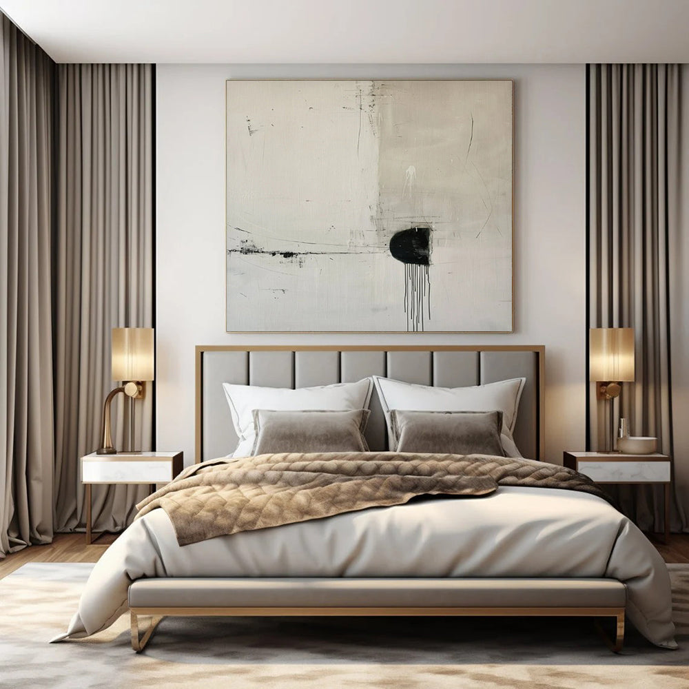 Extra-Vast Hand-Painted Modern Abstract Painting for Cruise Ship Promenade Decks