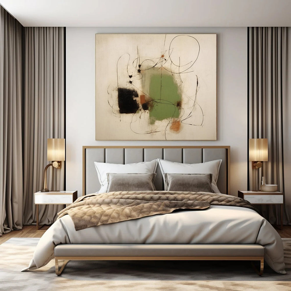 Extra-Vast Hand-Painted Modern Abstract Art for Office Creative Studios