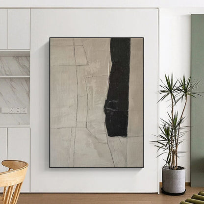 Immense Hand-Painted Abstract Wall Art for Home Craft Room Feature Walls