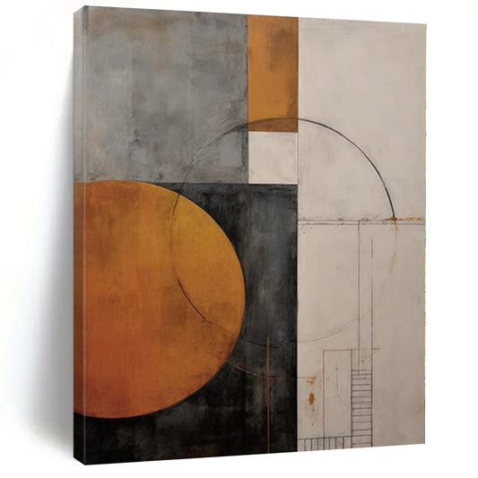 Oversized Custom Abstract Painting for Home Office Statement Walls