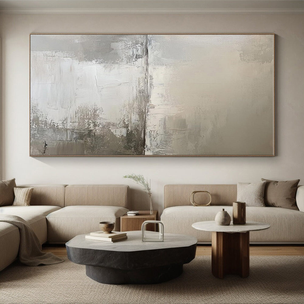 Large Custom Contemporary Abstract Wall Art for Guest Room Welcoming and Modern Look