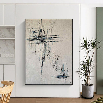 Super-Sized Made-to-Order Abstract Wall Art for Reading Nook Window Seat Wall