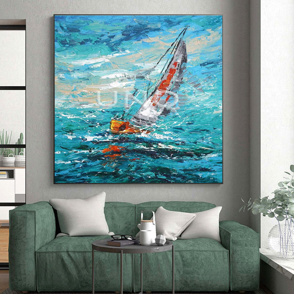 Huge Modern Abstract Art for Co-Working Space Collaboration Zones