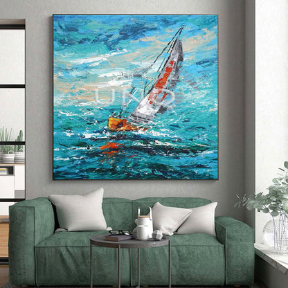 Huge Modern Abstract Art for Co-Working Space Collaboration Zones
