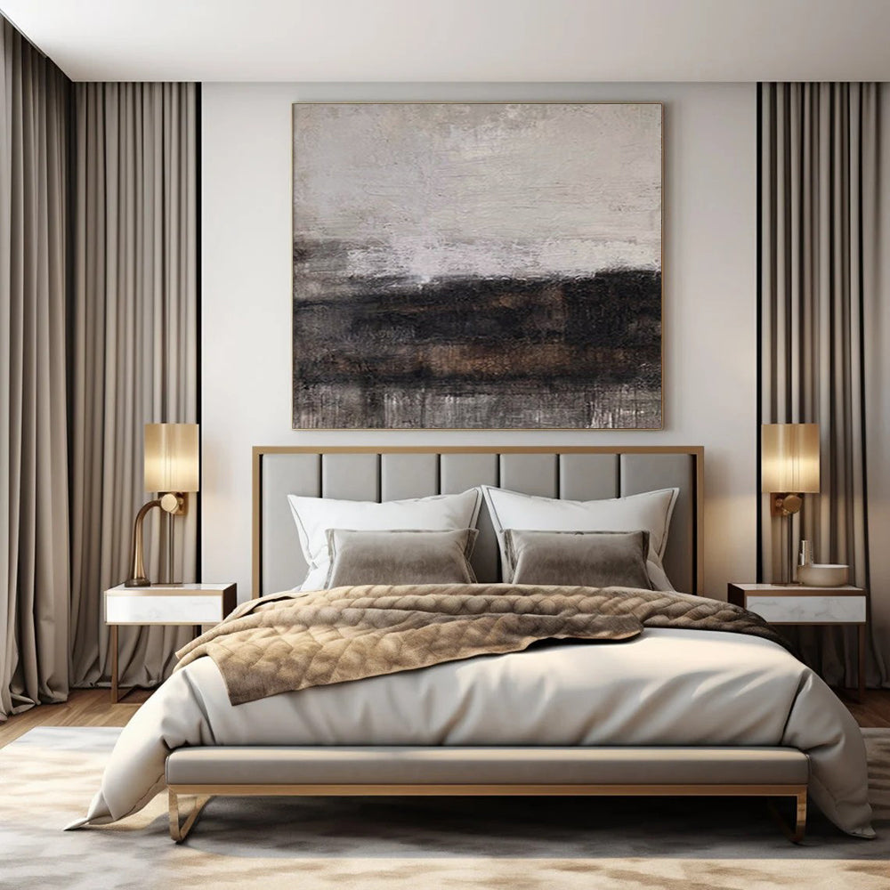 Extra-Large Hand-Painted Modern Abstract Festival Art for Cultural Event Outdoor Pavilions