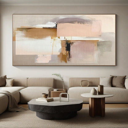 Huge Modern Abstract Art for Basement Home Theater Immersive Experience