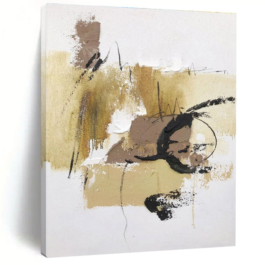 Huge Modern Abstract Painting for Home Gym Motivational Decor