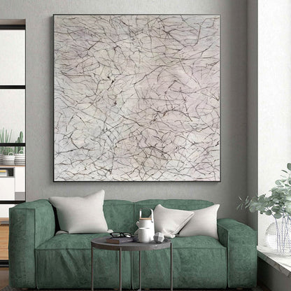 Oversized Custom Abstract Painting for Home Office Meeting Nooks
