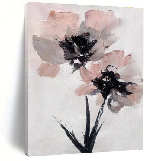 Oversized Custom Hand-Painted Abstract Art for Bedroom & Hotel Library