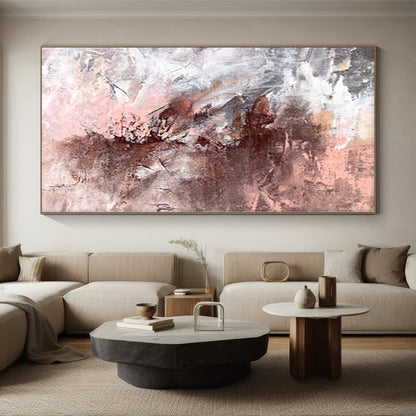 Custom Extra Large Abstract Mandala - Hand-Painted Acrylic for Yoga Studio Sanctuaries
