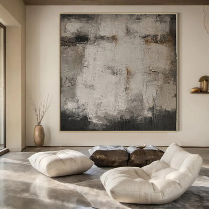 Oversized Custom Abstract Canvas for Fitness Studio Motivational Walls