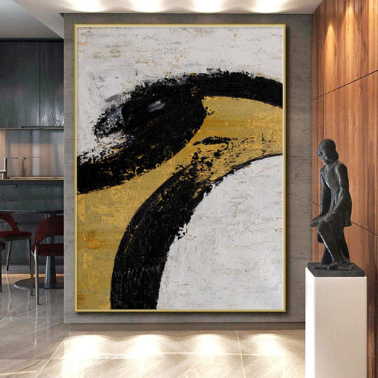 Large Abstract Surrealist Art - Commissioned Mixed Media for Theater Green Rooms