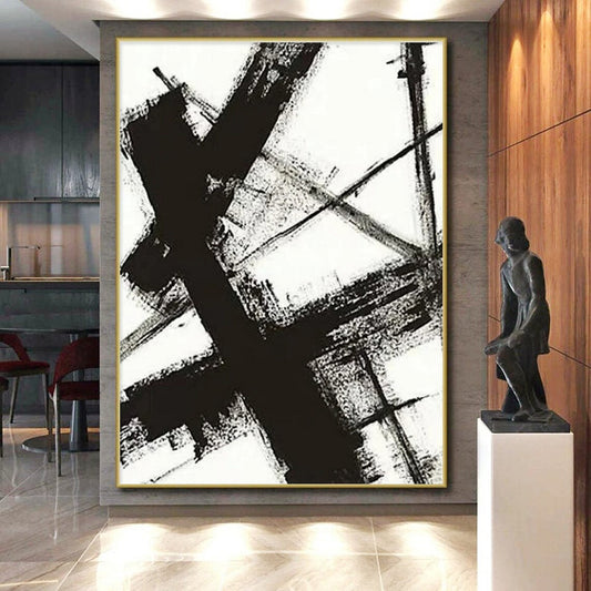 Extra-Huge Custom Abstract Canvas for Garage Tool Organizer Wall