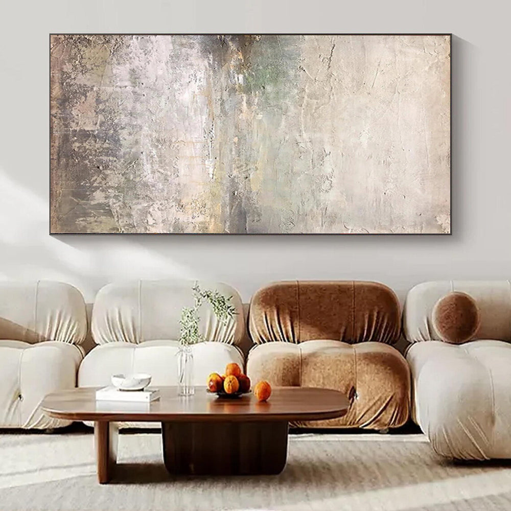 Oversized Handcrafted Abstract Canvas for Performing Arts Center Foyers
