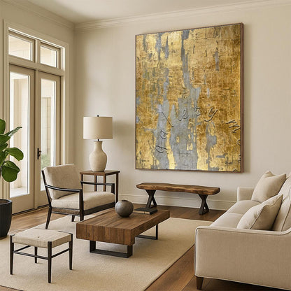 Extra-Huge Contemporary Abstract Mural for Event Exhibition Halls