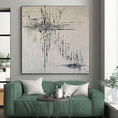 Super-Sized Made-to-Order Abstract Wall Art for Reading Nook Window Seat Wall