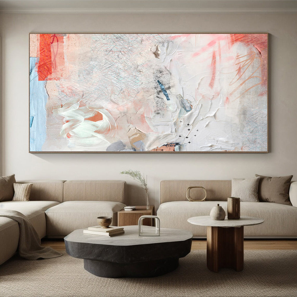 Oversized Custom Abstract Canvas for Retail Store Displays