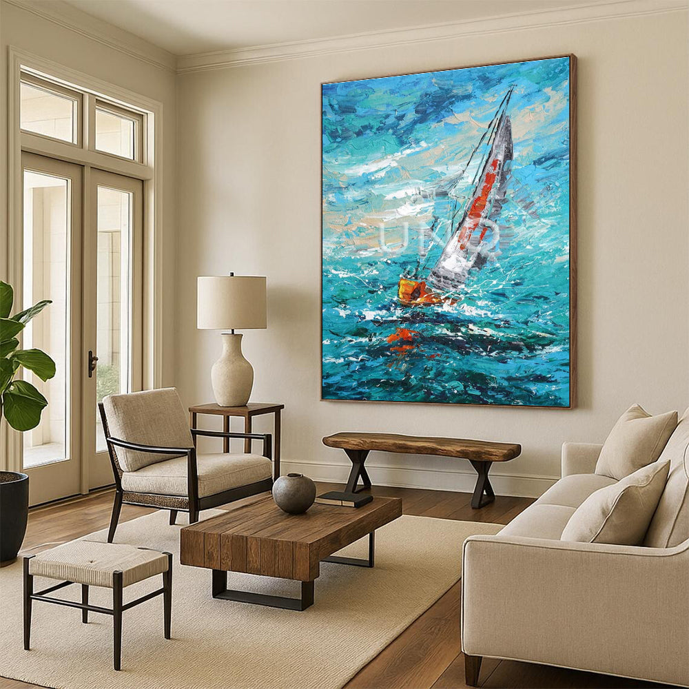 Huge Modern Abstract Art for Co-Working Space Collaboration Zones