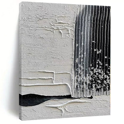 Monumental Custom Abstract Painting for Sunroom French Door Walls