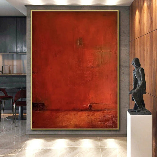 Extra-Huge Hand-Brushed Abstract Painting for Beauty Salons LargeART0653
