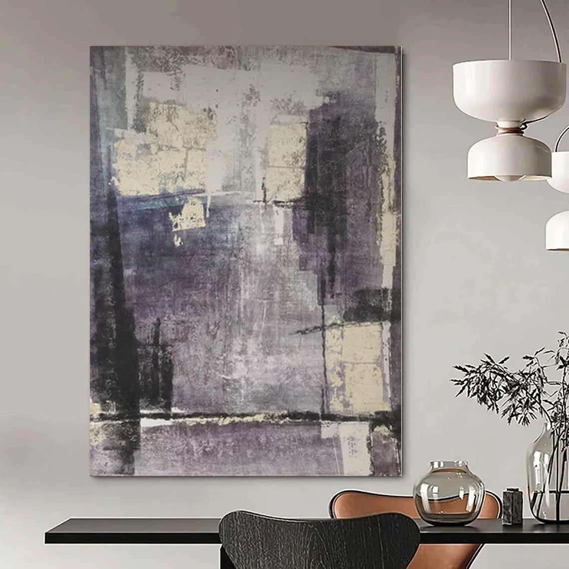 Monumental Custom Abstract Canvas for Art Collector Galleries