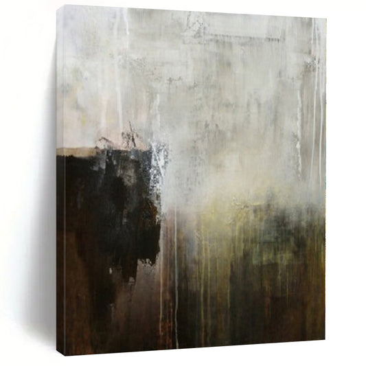 Striking Hand-Painted Abstract Painting for Living Room Above Sofa Headers