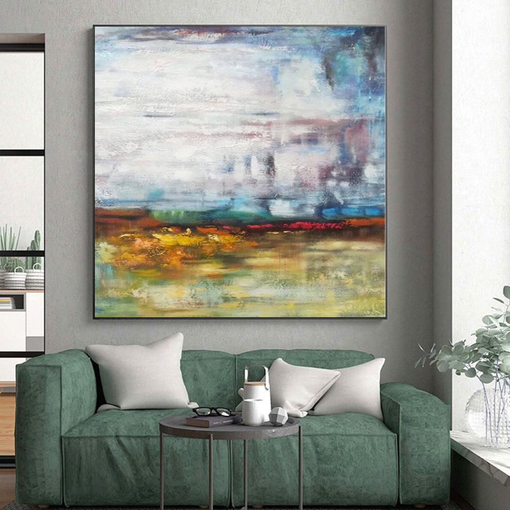 Staggering Made-to-Order Abstract Painting for Home Music Studio Wall