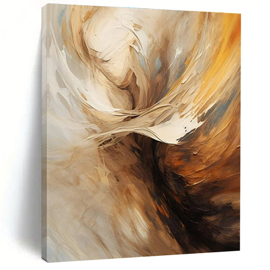 Huge Contemporary Abstract Art for Basement Home Theater Immersive Design