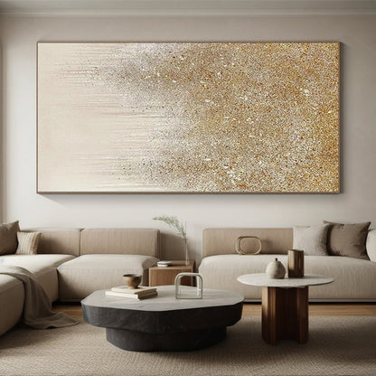 Immense Made-to-Order Abstract Canvas for Kitchen Island Feature Walls