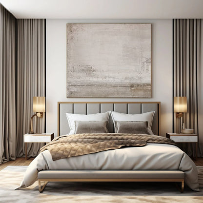 Oversized Hand-Painted Contemporary Abstract Installation for Art Museum Special Exhibition Walls