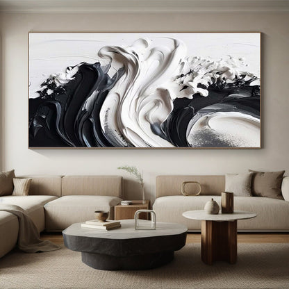 Grand Abstract Painting for Horse Stable Tack Rooms - Custom Acrylic on Linen