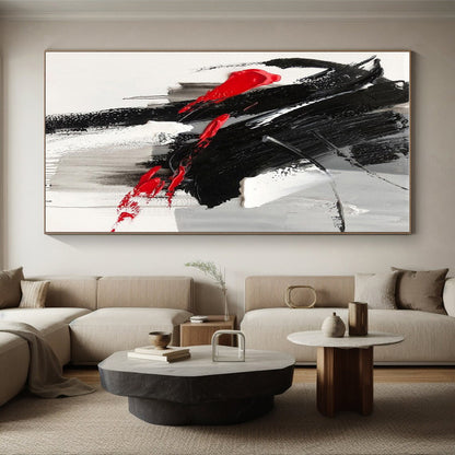 Monumental Modern Abstract Wall Art for Entryway Dramatic First Impression