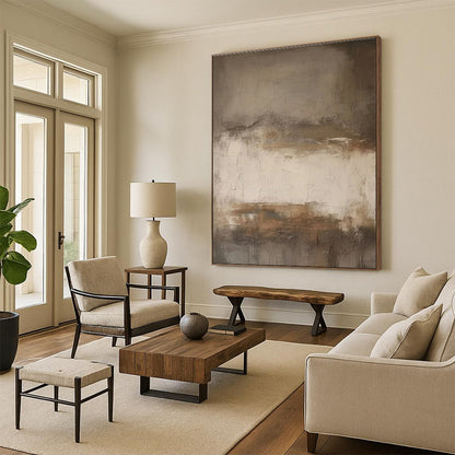 Large Custom Abstract Wall Art for Guest Room Wardrobe Wall