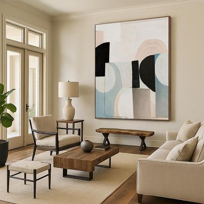 Large Custom Abstract Painting for Laundry Room Motivational Decor LargeART0672