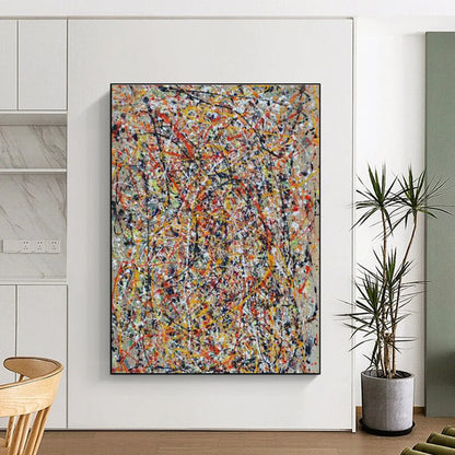 Giant Abstract Art for Bathroom Vanity Mirror Wall