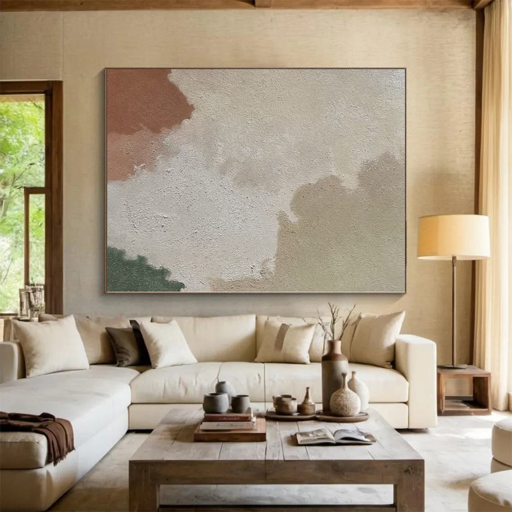 Mammoth Custom Abstract Canvas for Home Indoor Pool Feature Wall