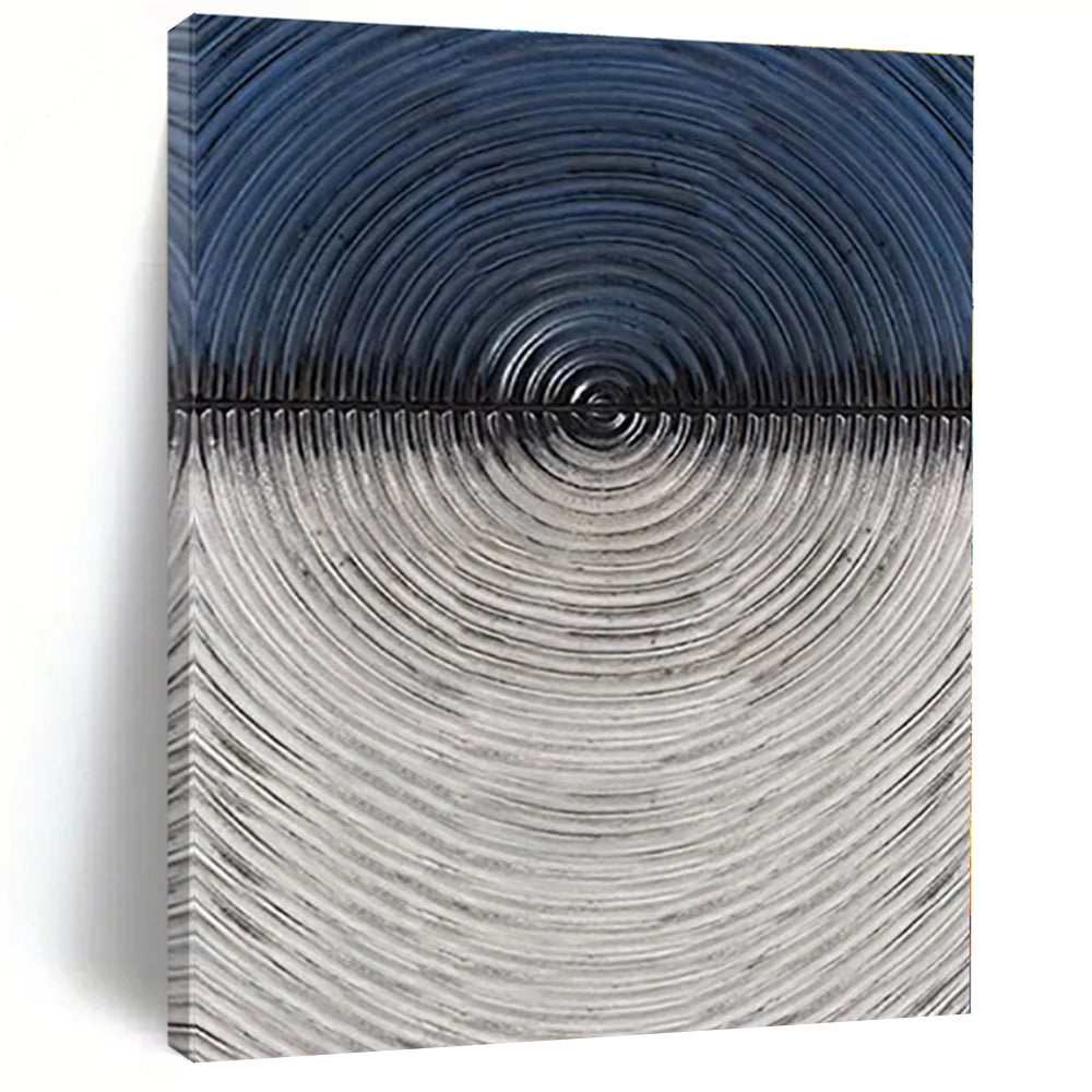 Oversized Custom Abstract Art for Master Bedroom Walk-in Closet Entrance