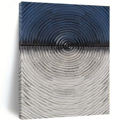 Oversized Custom Abstract Art for Master Bedroom Walk-in Closet Entrance