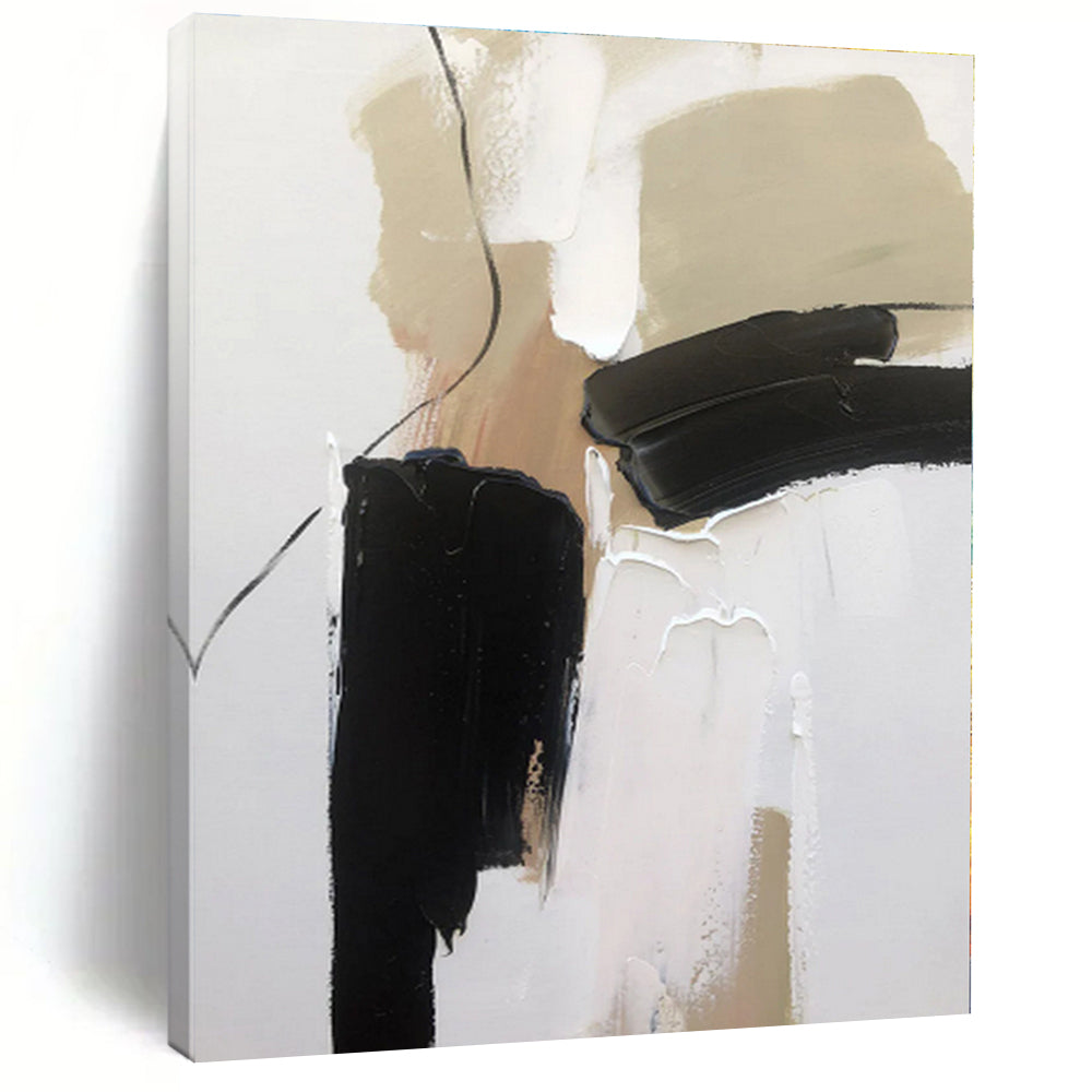 Made-to-Order Giant Hand-Painted Abstract Art for Home Theater Screen Surround Wall