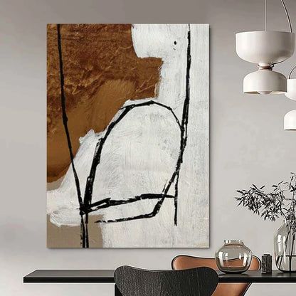 Super-Sized Hand-Painted Modern Abstract Wall Decor for Living Room Picture Windows