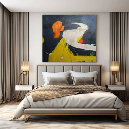 Hand-Painted Personalized Abstract Art for Bar & Hotel Lobby