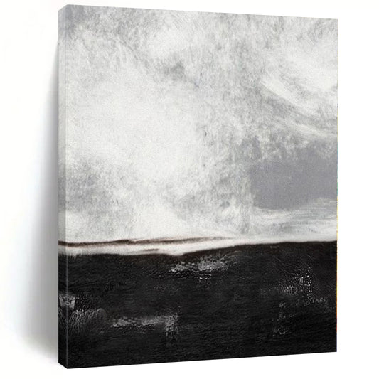 Dreamy Hand-Painted Abstract Wall Decor for Living Room Picture Windows
