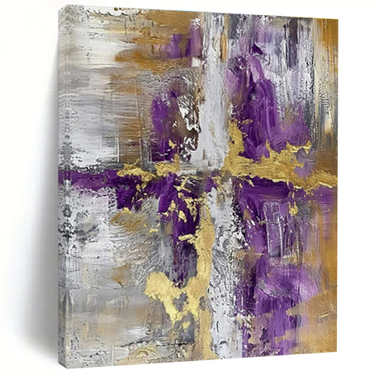 Huge Contemporary Abstract Painting for Restaurant Dining Area Ambiance