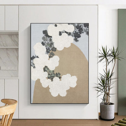 Vast Contemporary Abstract Art for Contemporary Home Wine Cellar Tasting Counter Wall