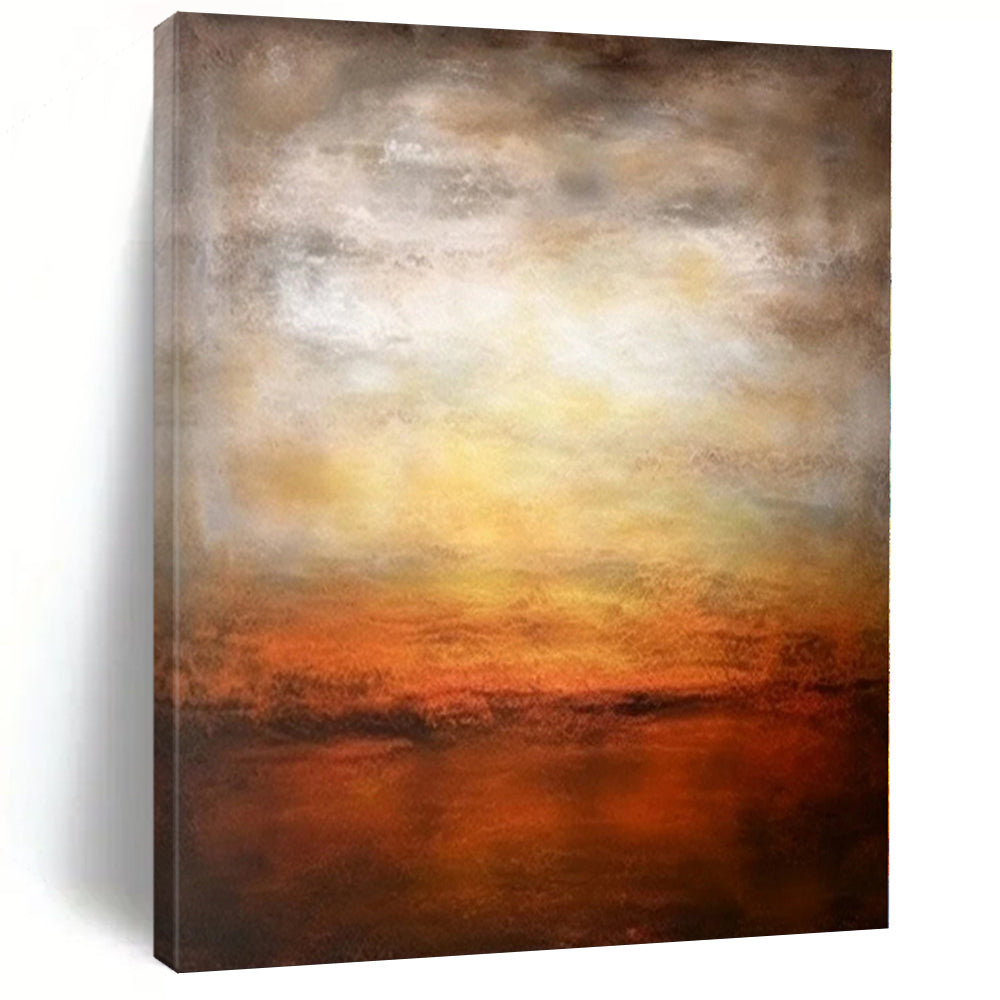 Immense Hand-Painted Abstract Art for Home Gym Mirror Walls