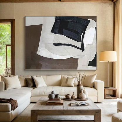 Enormous Abstract Pop Art Hand-Painted Wall Art for Home Gym Motivation Wall