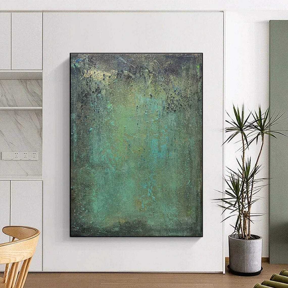 Extra-Gigantic Custom Hand-Painted Abstract Wall Art for Event Venues LargeART0642