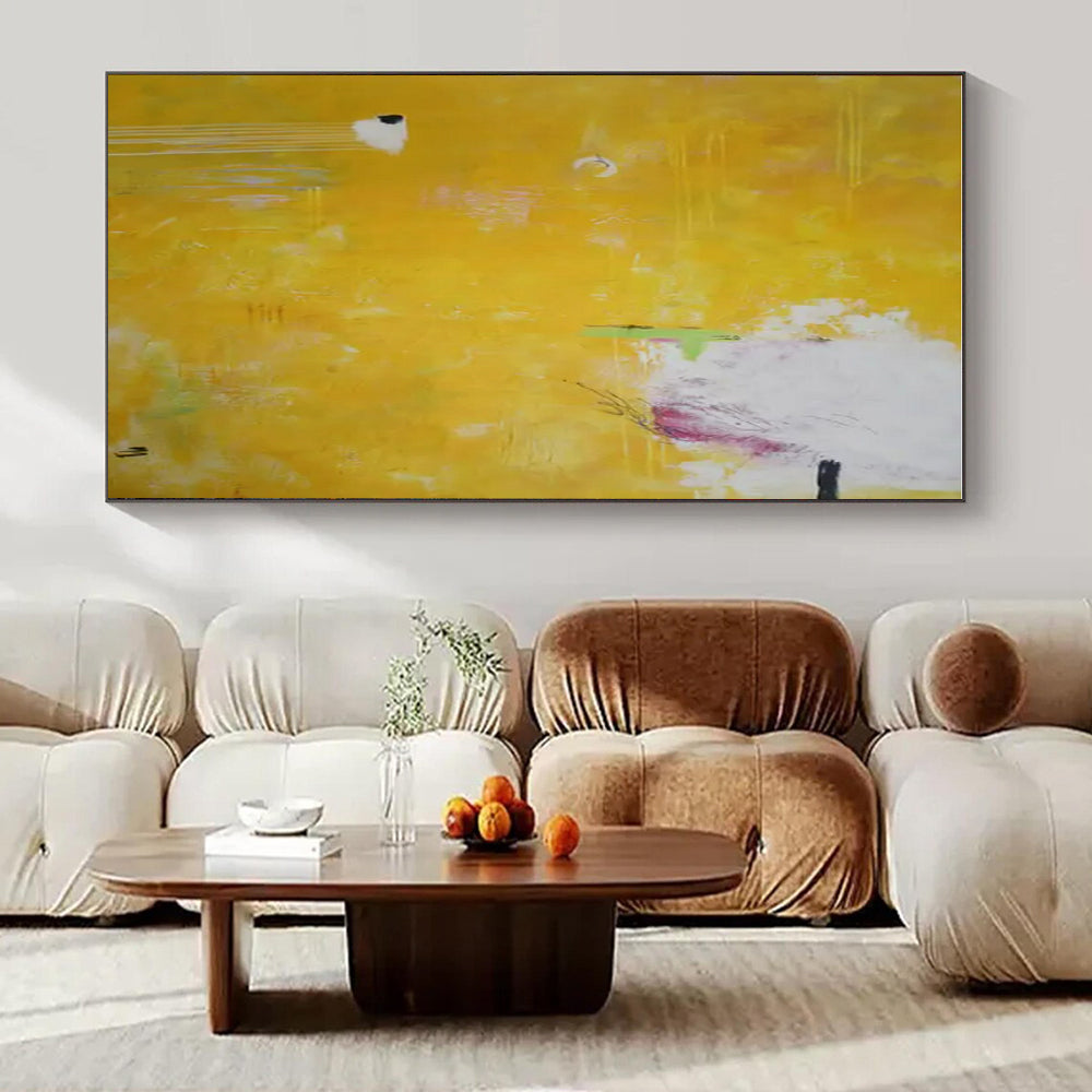 Hand-Painted Bespoke Abstract Canvas for Office & Hotel Lounges