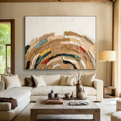 Oversized Abstract Painting for Living Room Above Fireplace LargeART0663