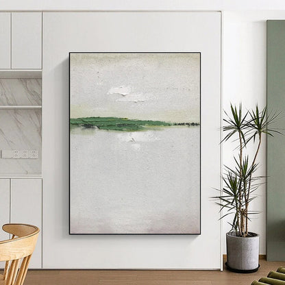 Oversized Custom Hand-Painted Abstract Wall Art for Laundry Room Utility Wall